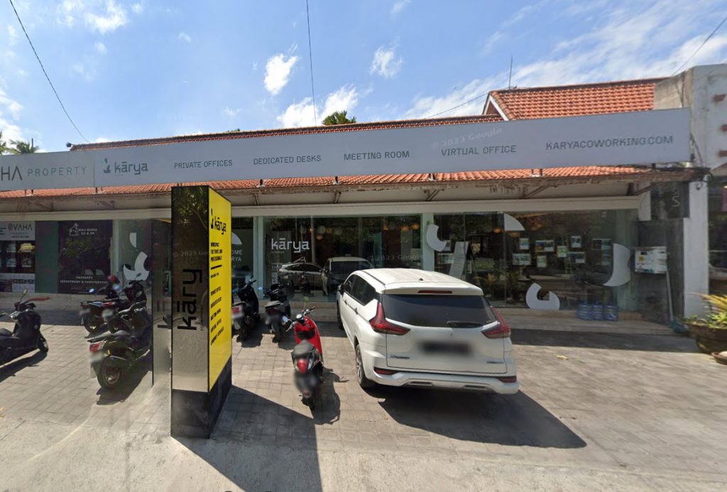 Karya Co-Working Office in the tradeservice red zone at Canggu, ideal for businesses like restaurants or shops