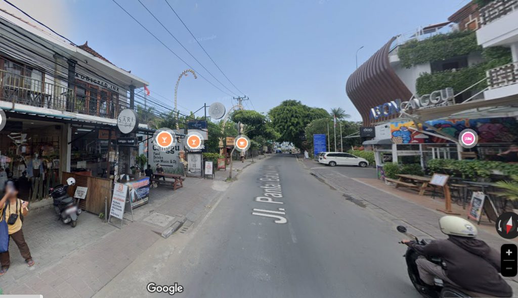 Tourism Area in North Kuta, Bali 1