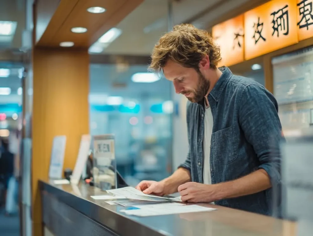 日本ビザ申請に必要な書類：パスポート、航空券、ホテル予約、銀行残高証明など（バリで申請する外国人向け）