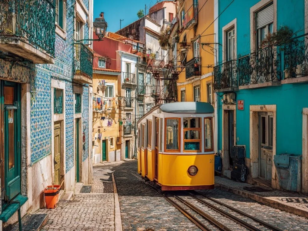 Barang penting untuk perjalanan Bali–Lisbon—jaket tipis, sepatu nyaman, sunscreen, adaptor colokan, dokumen perjalanan, dan perawatan kulit untuk cuaca kering