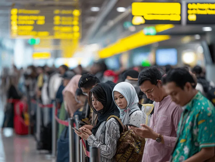 Domestic travel rules Ramadan family experience – airport document inspection, prayer-time delays, and respectful cultural travel behavior