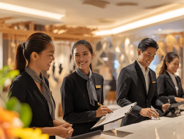 Grooming Standards in Bali Hospitality 2026 – hair, makeup, jewelry, and neutral fragrance.