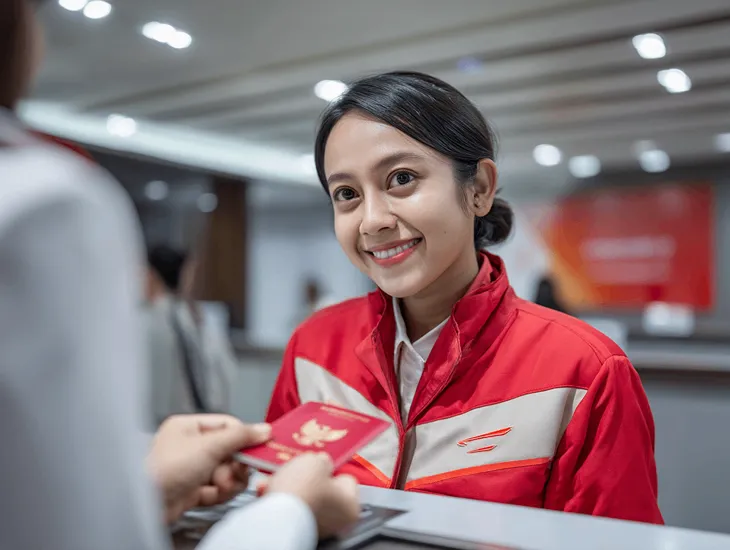 New Indonesian passport design 2026 – red and white cover, culture, and security